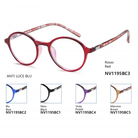 Occhiali da lettura premontati - Anti Luce Blu - NV1195-B Occhiali da lettura premontati - Anti Luce Blu - NV1195-B