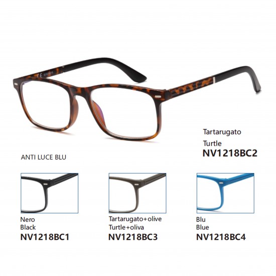 Occhiali da lettura premontati - Anti Luce Blu - NV1218-B Occhiali da lettura premontati - Anti Luce Blu - NV1218-B