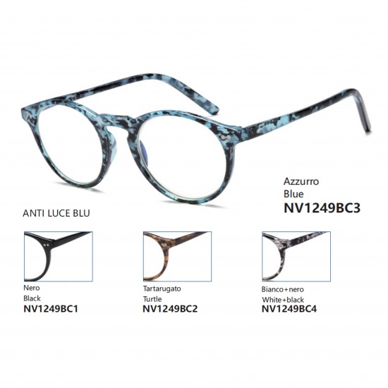 Occhiali da lettura premontati - Anti Luce Blu - NV1249-B Occhiali da lettura premontati - Anti Luce Blu - NV1249-B