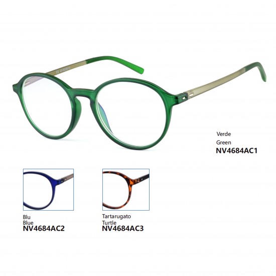 Occhiali da lettura premontati - TR90 - Antiriflesso - NV4684-A Occhiali da lettura premontati - TR90 - Antiriflesso - NV4684-A