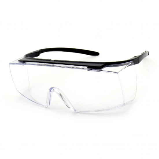 Protective and hygienic safety glasses, clear anti-fog and anti-scratch glasses for work.L004